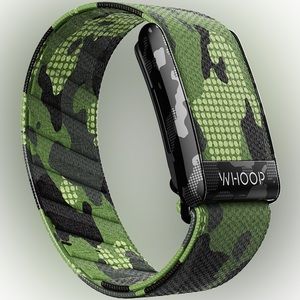 Whoop 4.0 with camo band and all chargers included.